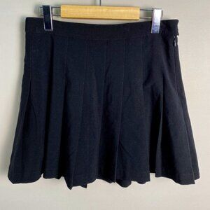 Dynamite Women's Black Pleated A-line Schoolgirl Mini Skirt Size Medium